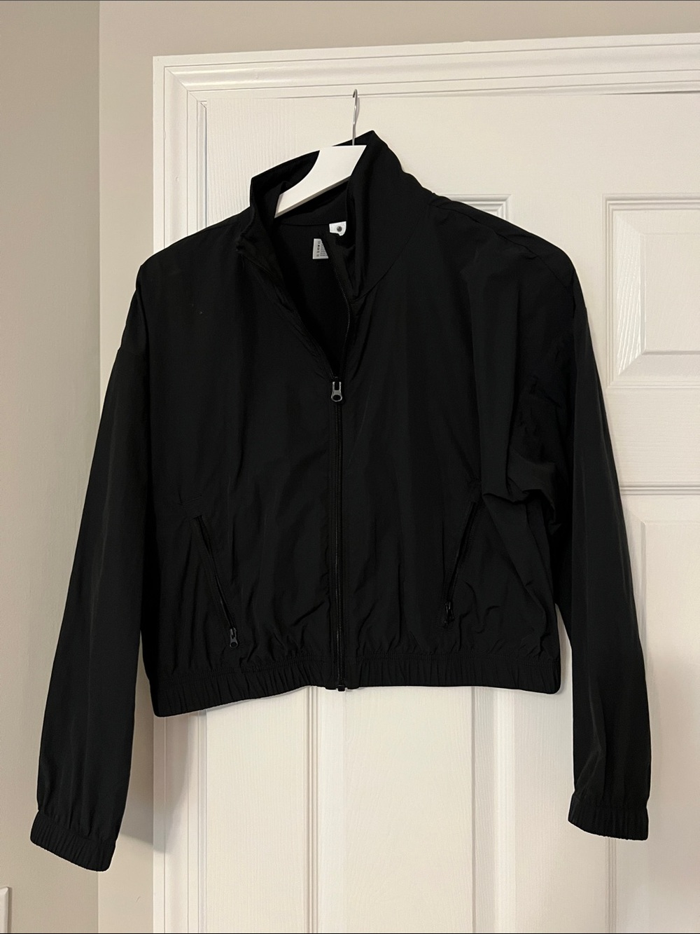 Yogalicious Black Bomber Jacket with Zip Pockets